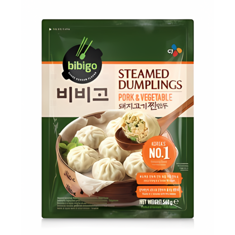 PORK & VEGETABLE STEAMED DUMPLING - BIBIGO - 540g