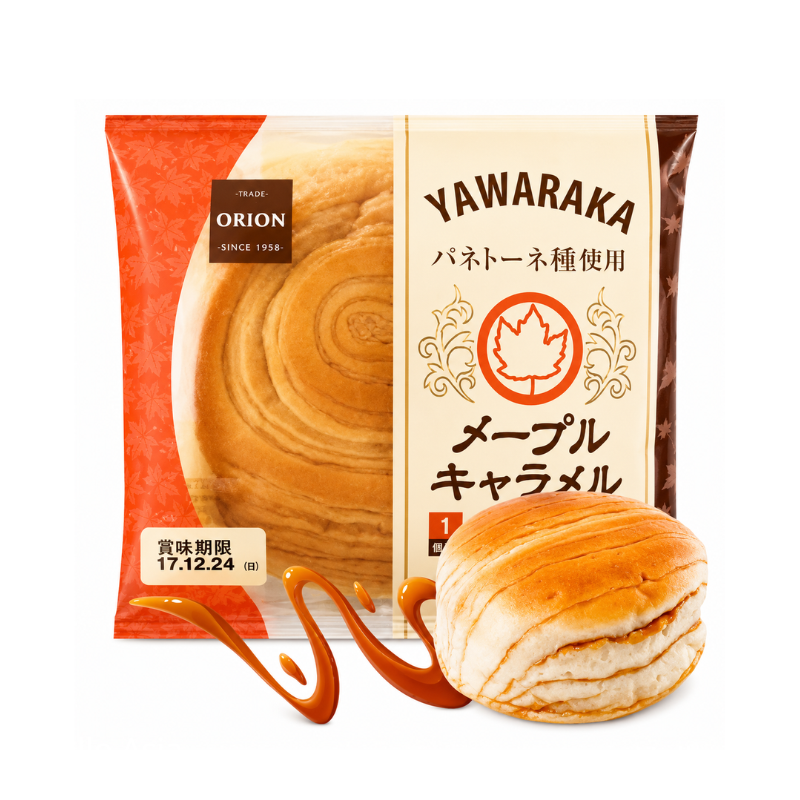 Pain au caramel et au sirop d’érable – ORION – 90 g