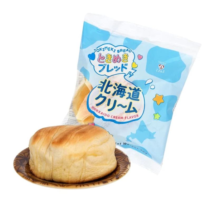 Pain japonais fourré à la crème de Hokkaido - TOKIMEKI - 70g
