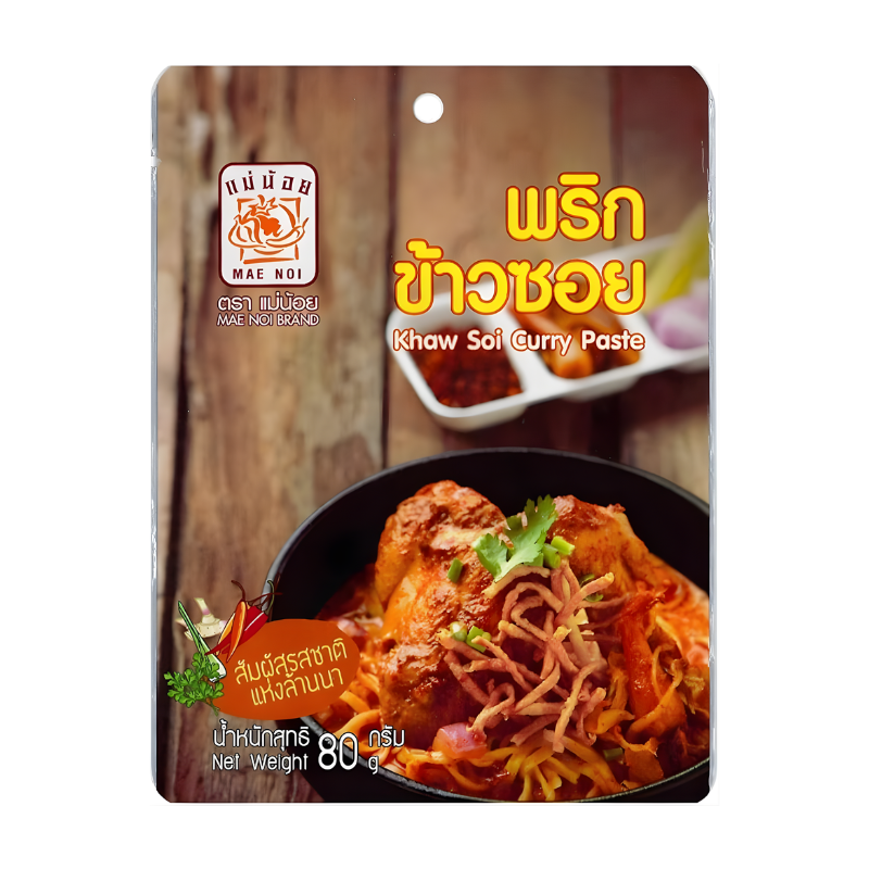 Pâte de curry Khao Soi – MAE NOI – 80g