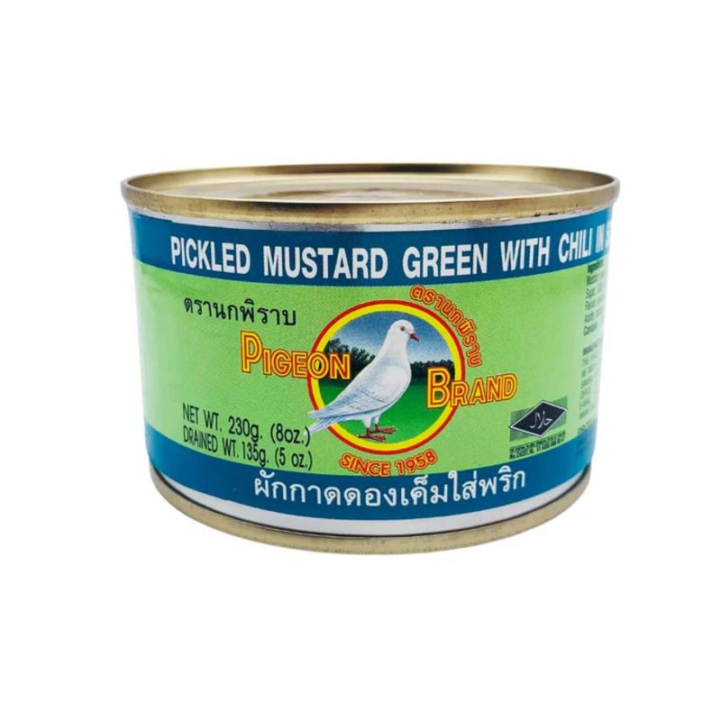 Pickled Mustard Green in Soy Sauce - Pigeon Brand - 140g