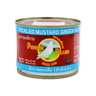 Pickled Mustard Green in Soy Sauce - Pigeon Brand - 140g