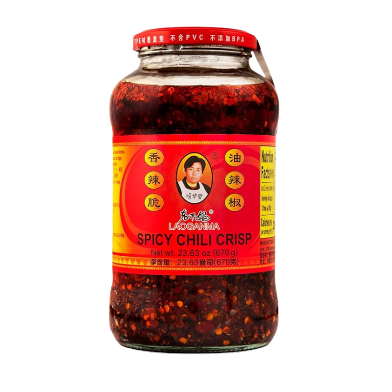 Piment Croquant dans l'Huile - LAO GAN MA - 670g