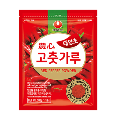 Piment rouge Gochugaru en poudre pour kimchi - NONGSHIM - 500g - Hello Asia
