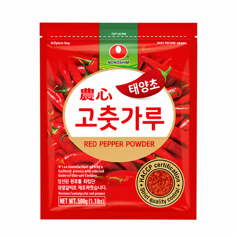 Piment rouge Gochugaru en poudre pour kimchi (Flocons) - NONGSHIM - 454g