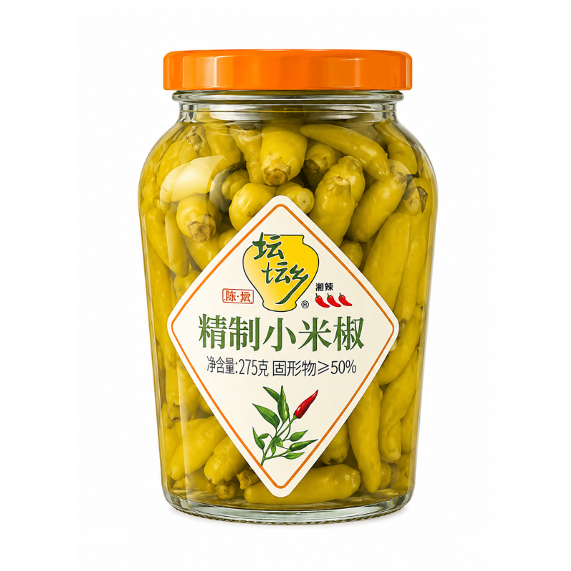 Piments verts marinés - TANTANXIANG - 275g