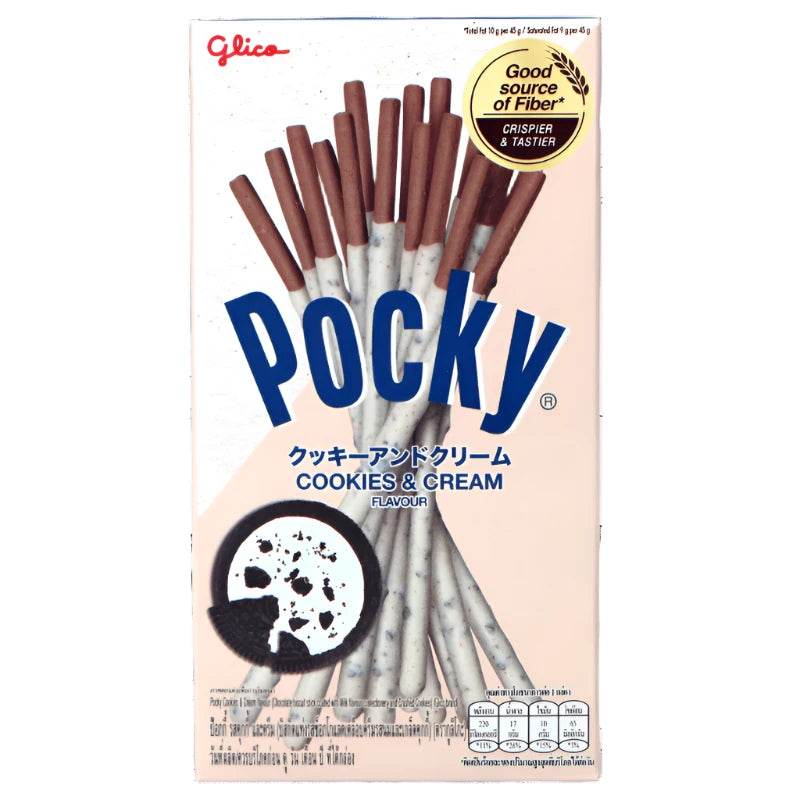 Pocky Cookie et Cream - GLICO - 33g - Hello Asia