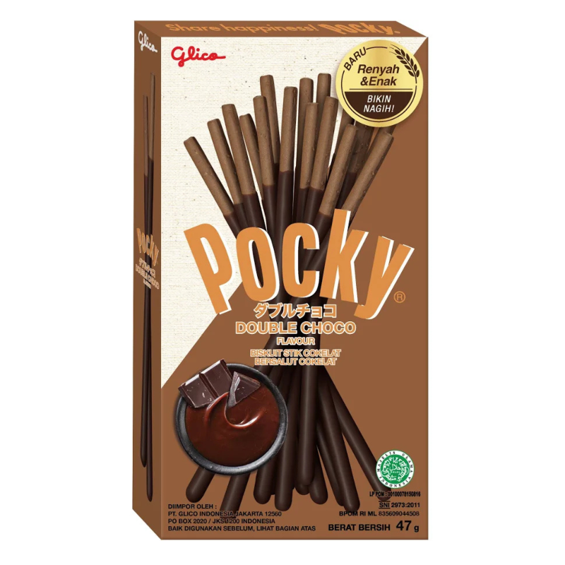 Pocky Double Chocolate - 47g