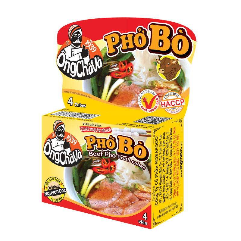 Poudre de soupe Phở Bò Nosa - ONG CHA VA - 75g