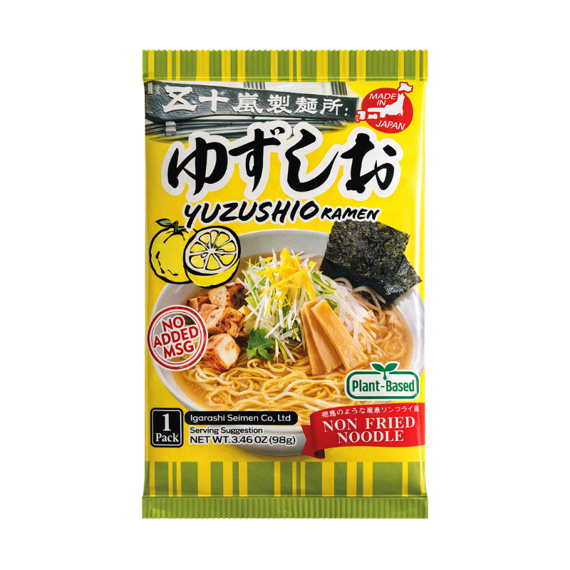 Ramen au sel et au yuzu - IGARASHI SEIMEN - 98g