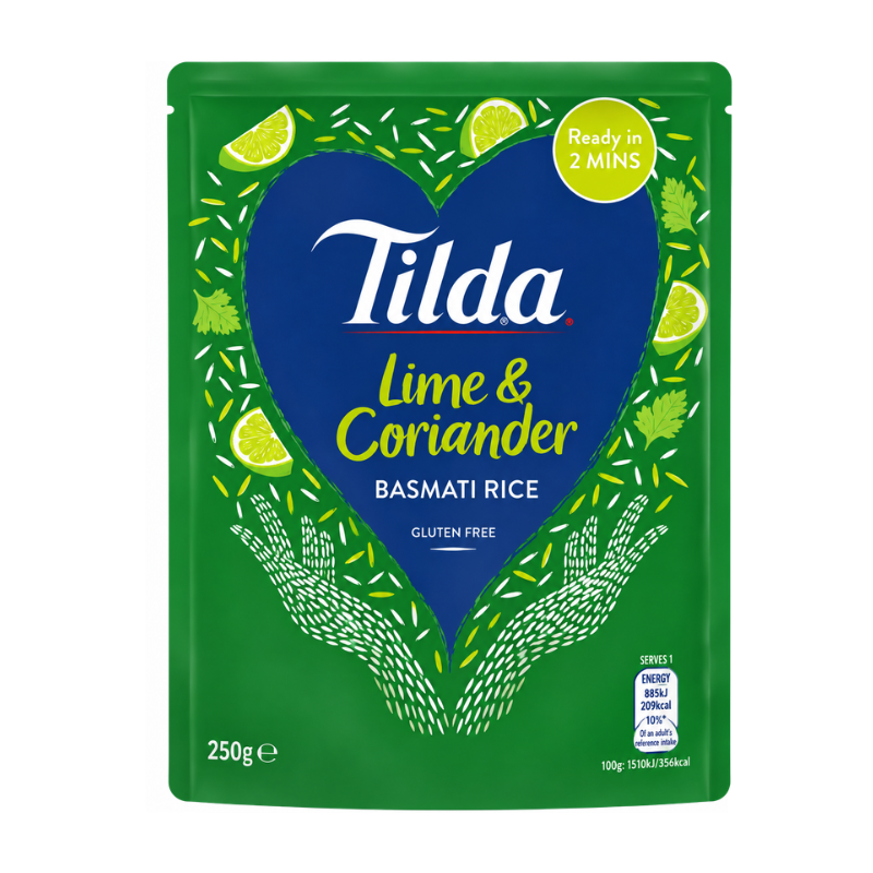 Riz basmati au citron vert et à la coriandre - TILDA - 250g