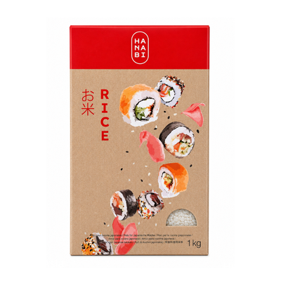 Riz pour sushi japonaise "Hanabi" - 1Kg