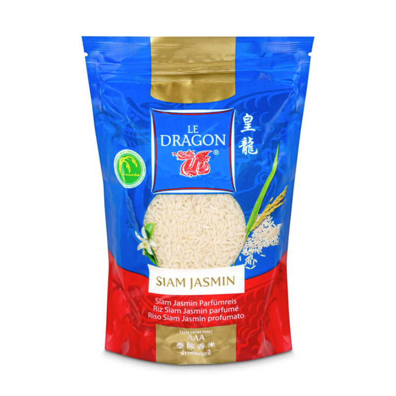 Riz jasmin parfumé SIAM - LE DRAGON - 1kg