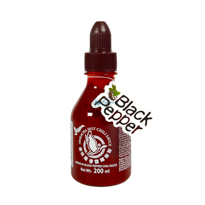 Sauce Sriracha au poivre noir - FLYING GOOSE - 200ml