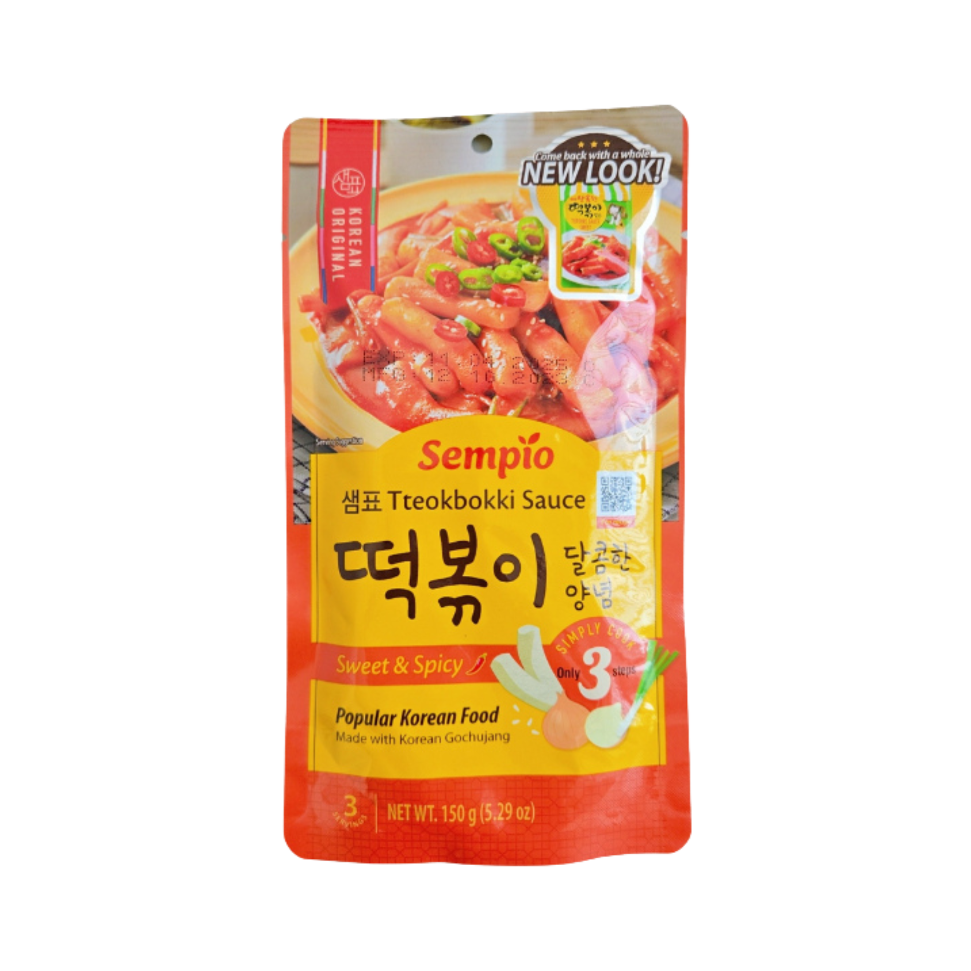 Sauce Topokki (tteokbokki) Sucrée et Épicée - SEMPIO - 150g