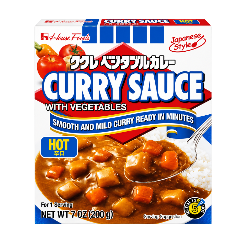 Sauce curry japonaise KUKURE Épicée - HOUSE FOODS - 200g