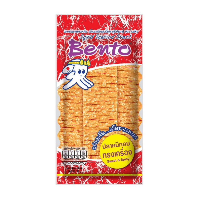 Snack de fruits de mer Sweet & Spicy (rouge) - BENTO - 20 g (Copy) - Hello Asia