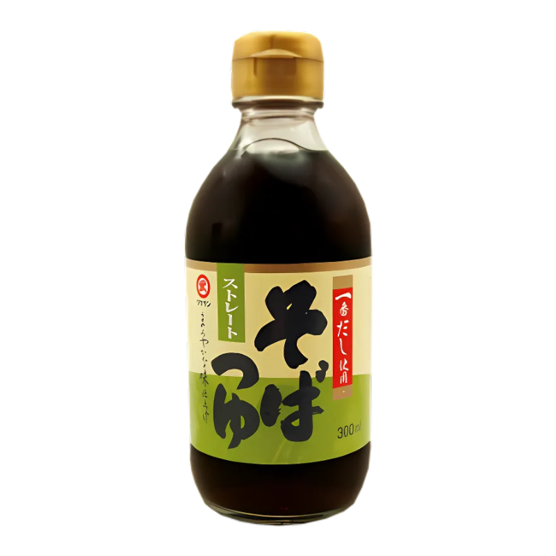 Soba Tsuyu sauce ready-to-serve dip for soba noodles - TAKESAN - 300ml