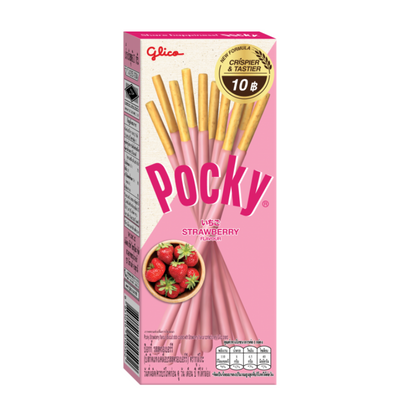 Strawberry Biscuit Stick - GLICO - 43g