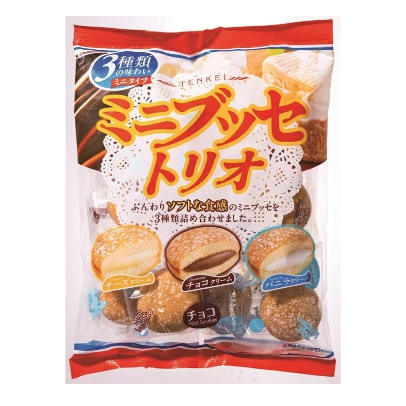TenKei douceurs japonaises Mini Bouchées Trio - 130g