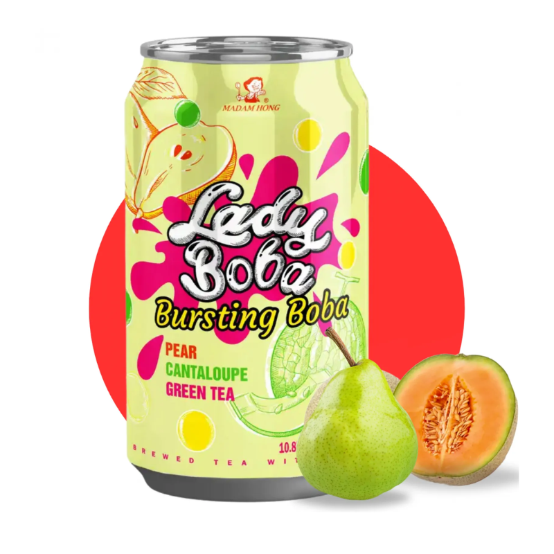 Thé aux perles Poire & Melon - LADY BOBA - 320ml