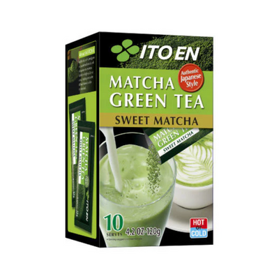 Thé vert Matcha, sucré, en sachets de 12 g - ITO EN - 120g