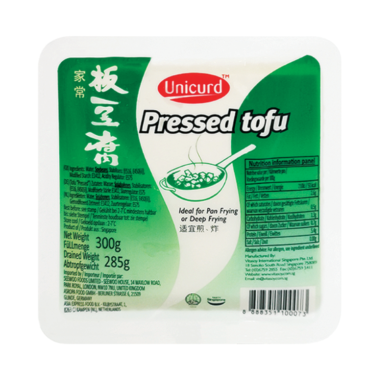 Tofu Pressé ferme -unicurd - 349g