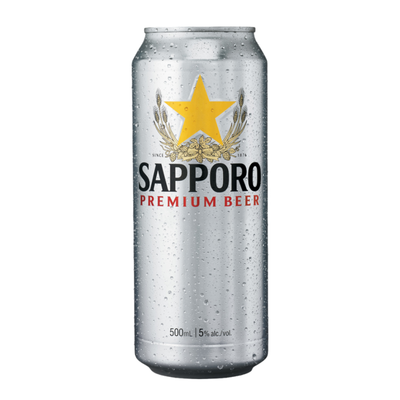 Bière Lager Premium - SAPPORO - 500ml