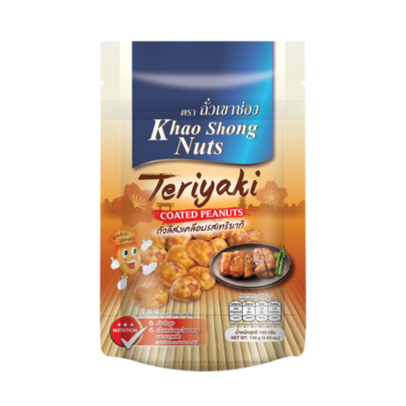 Cacahuètes au goût teriyaki - 140g