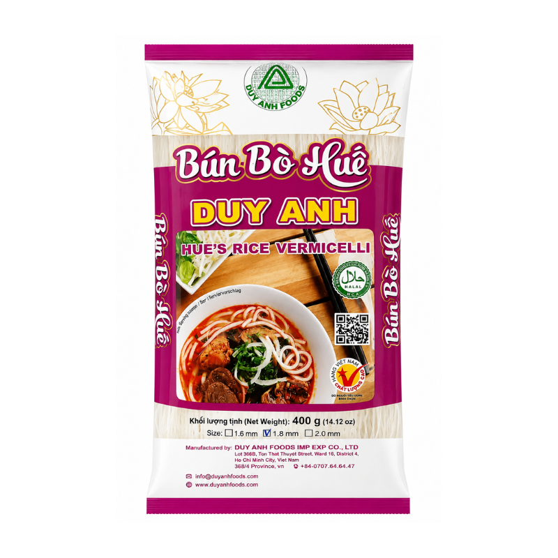 Vermicelles de riz pour Bún Bò Huế - DUY ANH - 400 g