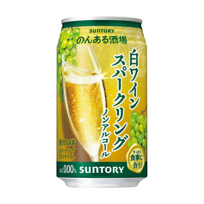 Vin blanc pétillant sans alcool - SUNTORY - 350ml